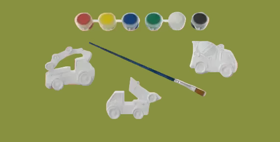 Construction Truck Paintable Kit