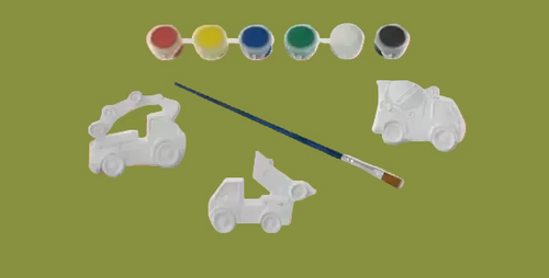 Construction Truck Paintable Kit