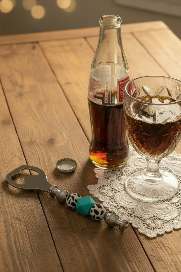 Holy Cow Teal Bottle Opener