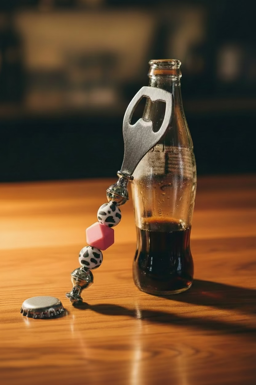 Holy Cow Pink Bottle Opener